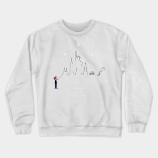 New York Skyline Boy Crewneck Sweatshirt